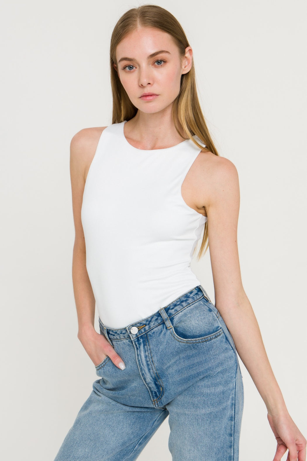 Solid Racerback Bodysuit