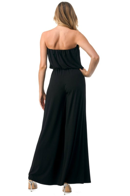 Solid Ring Belt juumpsuit
