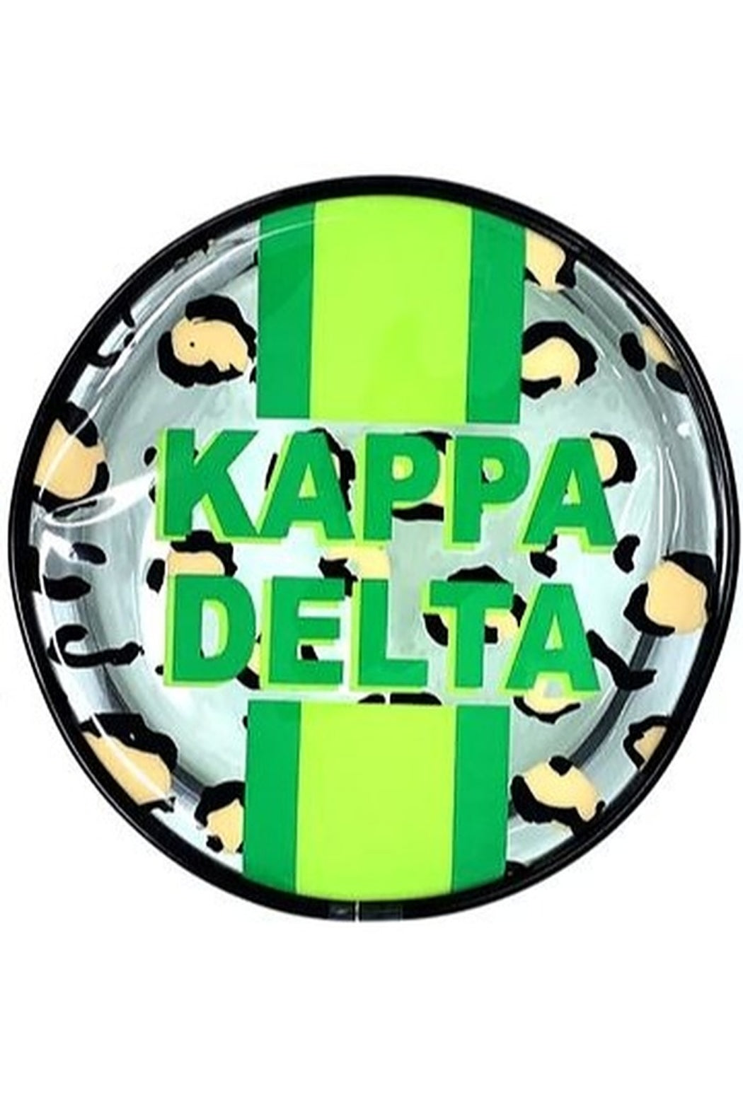 Sorority Cheetah Stripe Cosmetic Bag