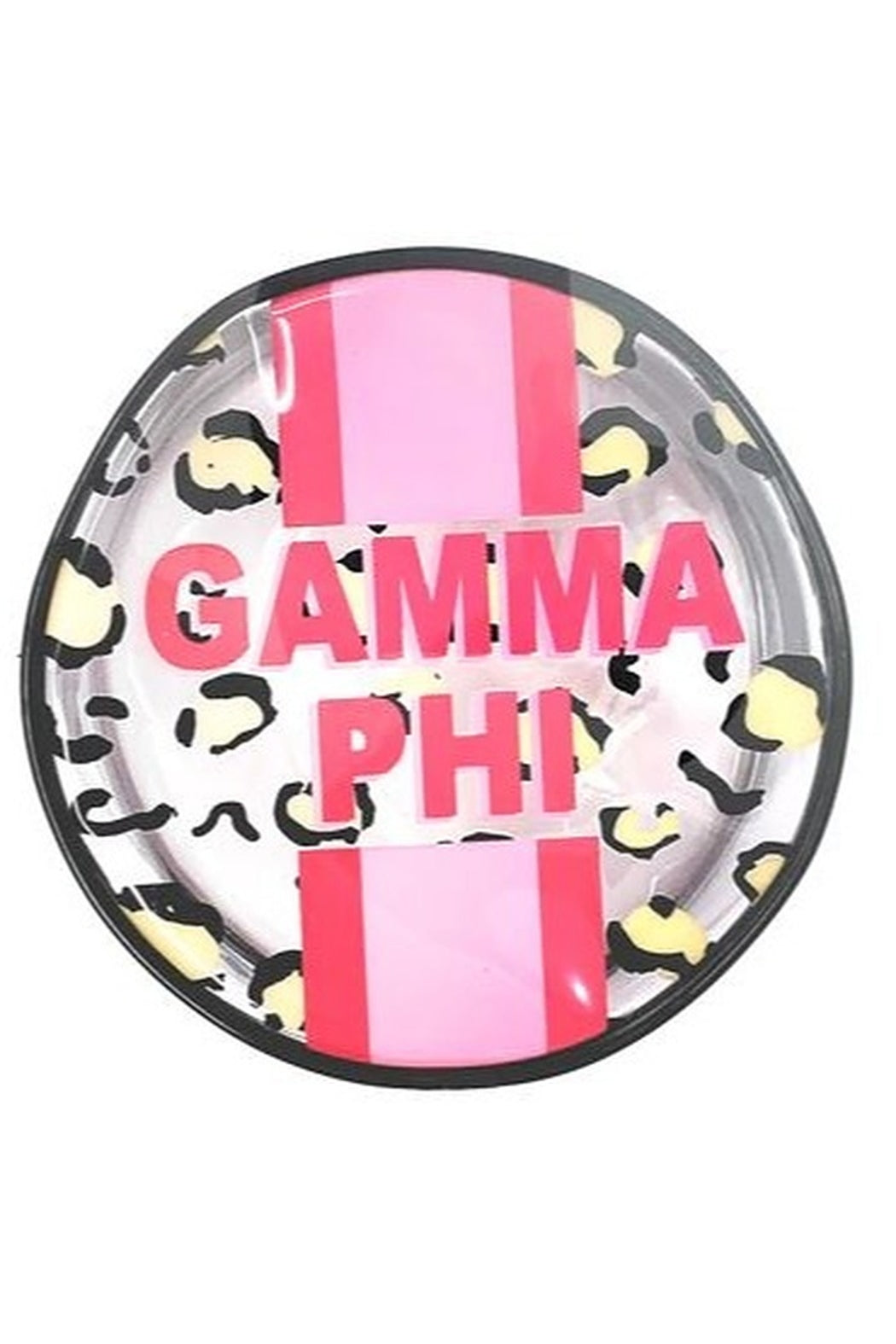 Sorority Cheetah Stripe Cosmetic Bag