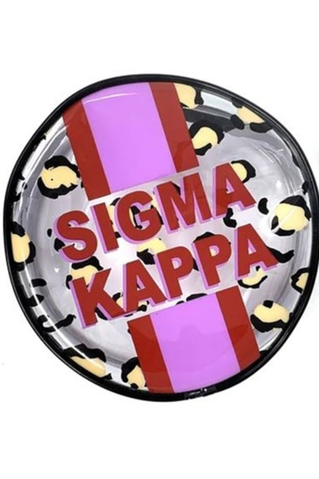 Sorority Cheetah Stripe Cosmetic Bag