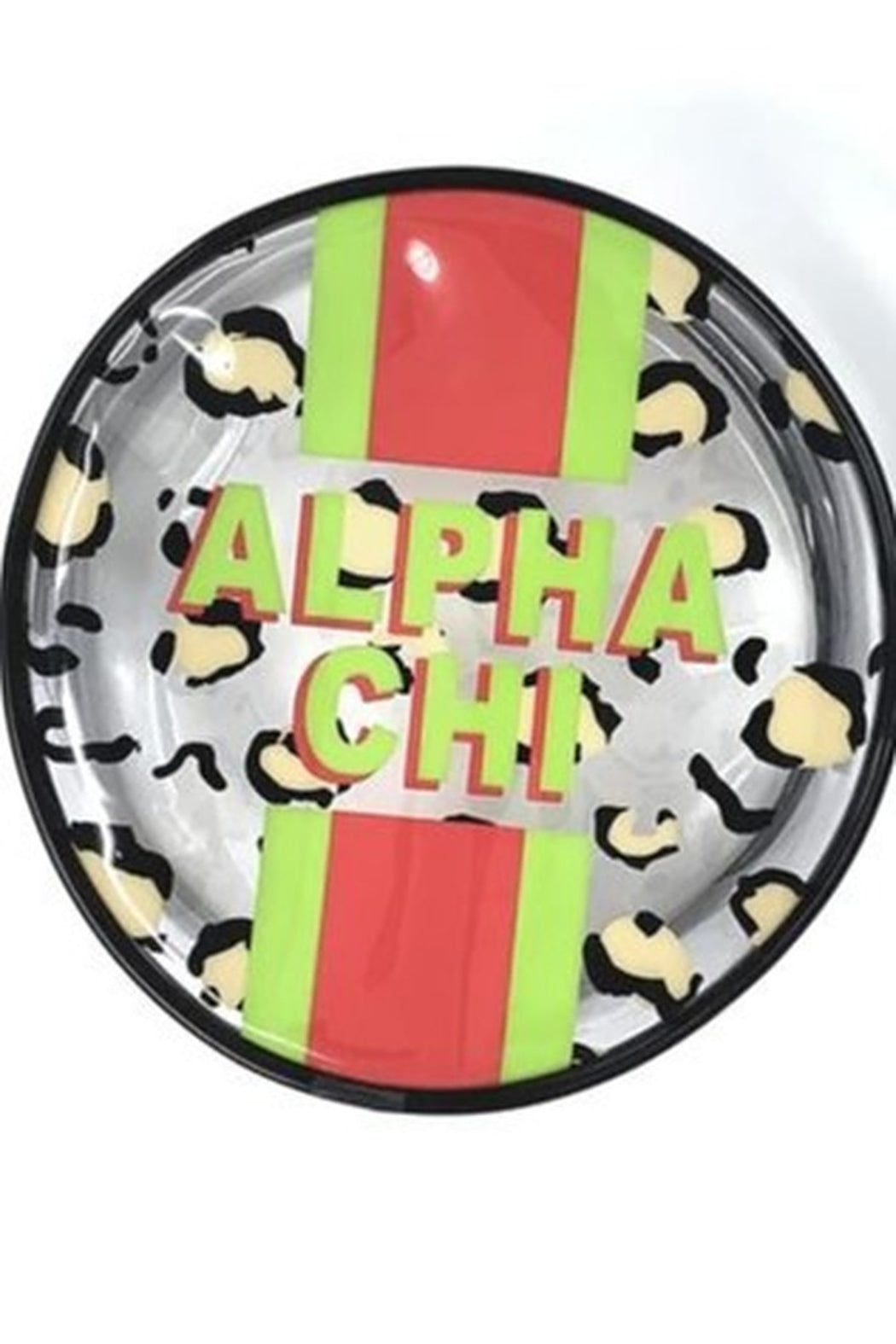 Sorority Cheetah Stripe Cosmetic Bag
