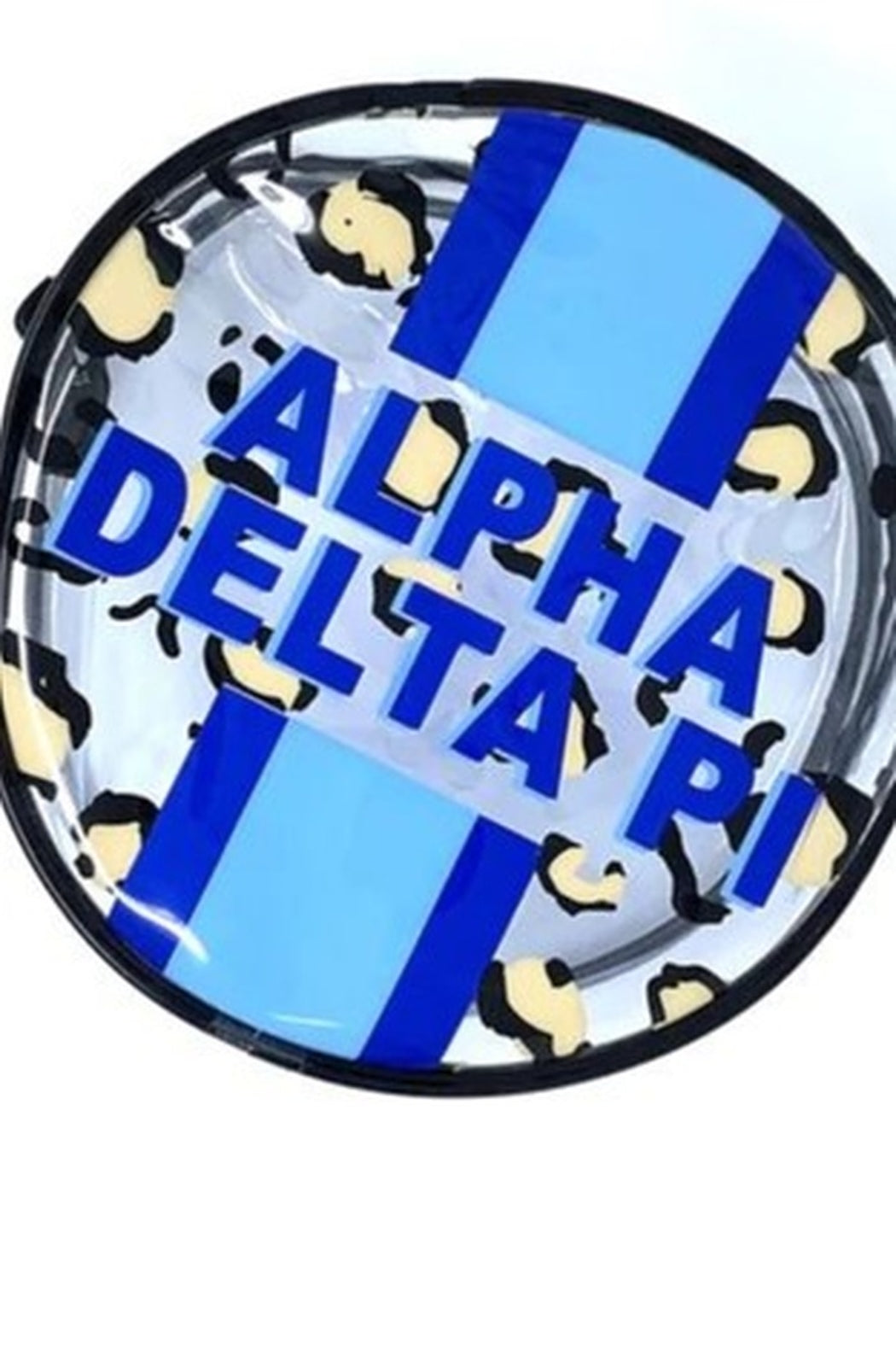 Sorority Cheetah Stripe Cosmetic Bag
