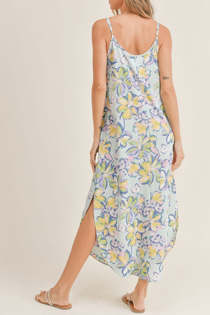 SPAGHETTI STRAP MAXI DRESS
