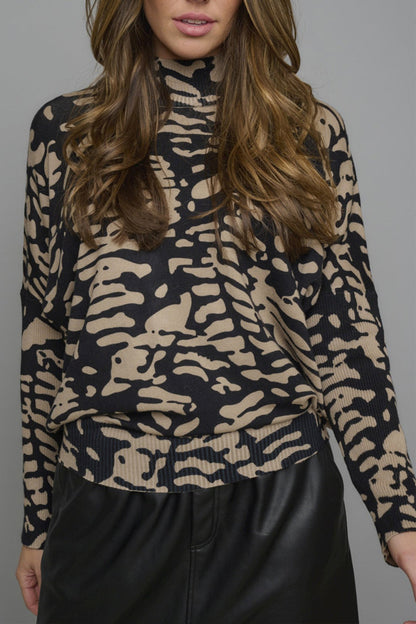 Sparka Mock Neck Sweater