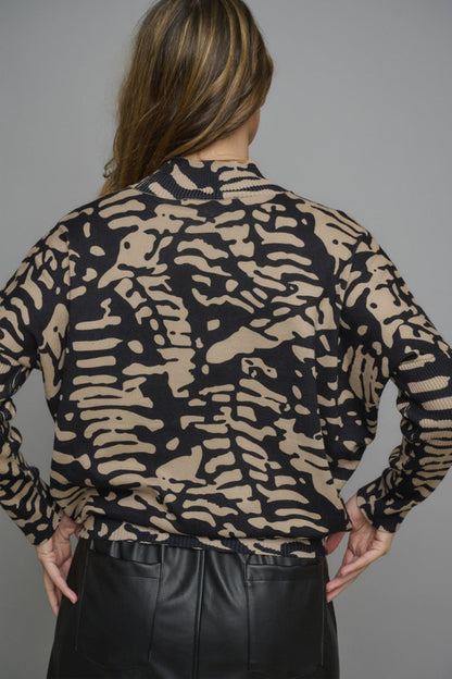 Sparka Mock Neck Sweater