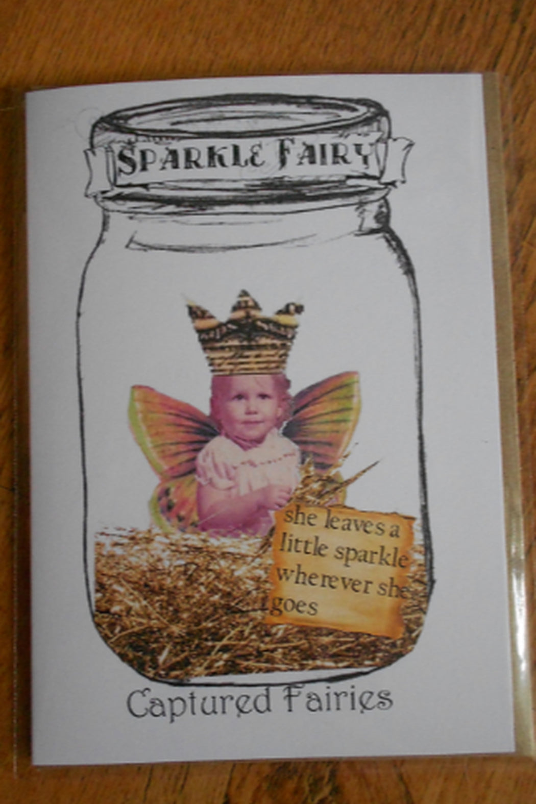 Sparkle fairy card