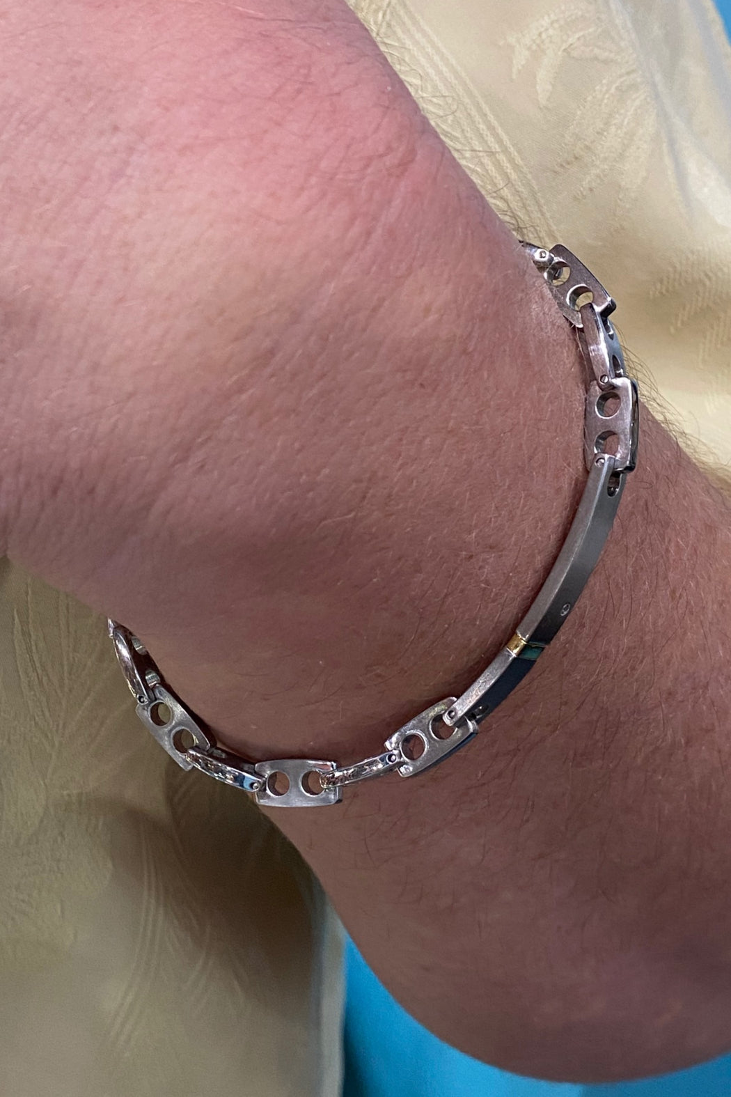 Stainless Steel / 14kt Yellow Gold - Bliss by Damiami Diamond Bracelet