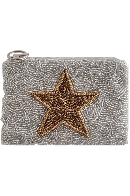 Star Beaded Coin Purse