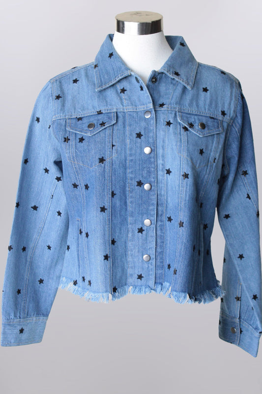 Star denim jacket