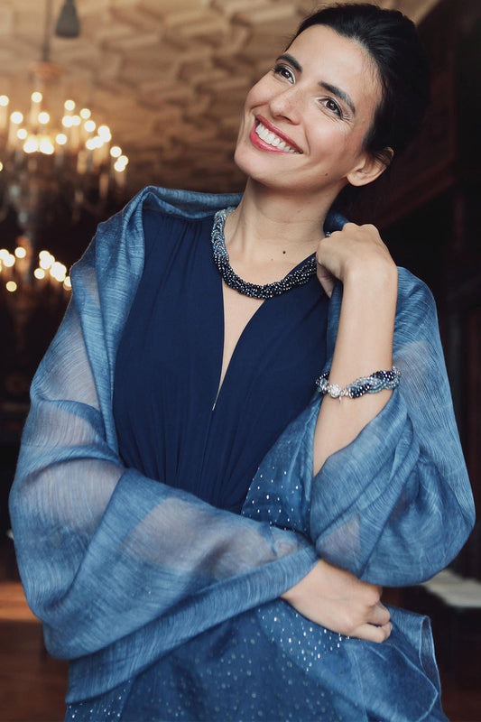 Star Gazer Wool Blend Scarf