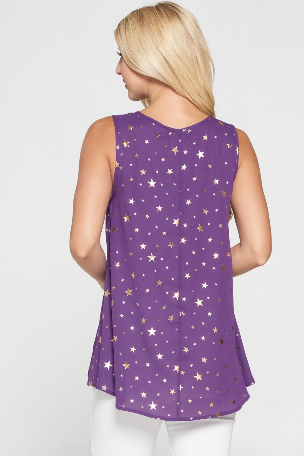Star Print Tank