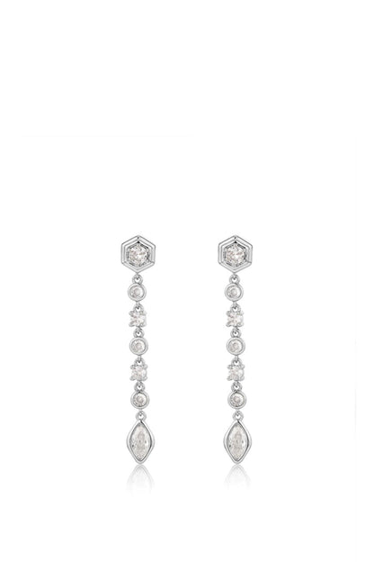 Stellar Bezel Drop Studs