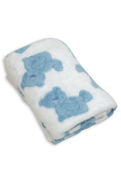 Baby "Blue Bear" Fleece Blanket