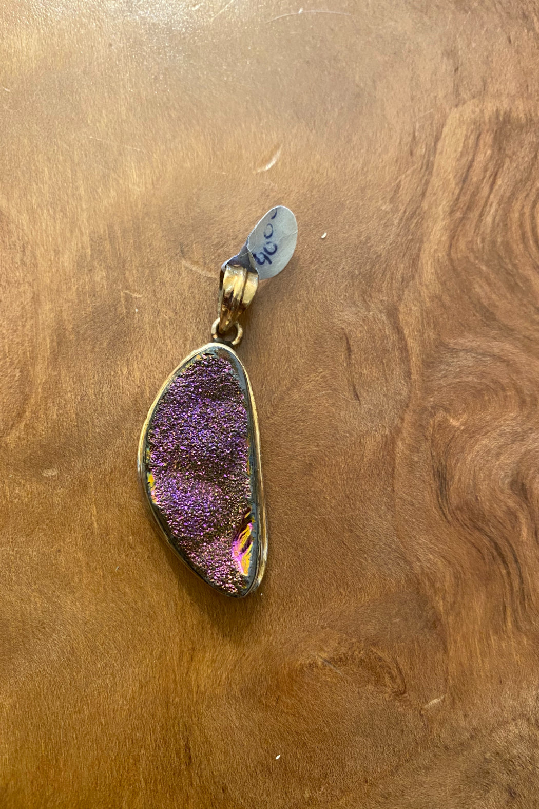 Sterling Silver Druzy Pendant