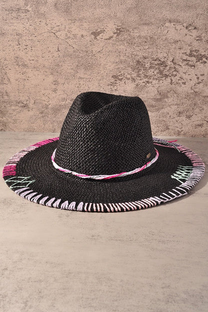 Stitch Edge Panama Hat