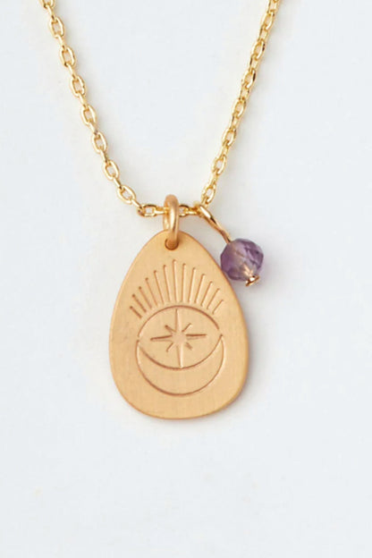 Stone Intention Charm Necklace