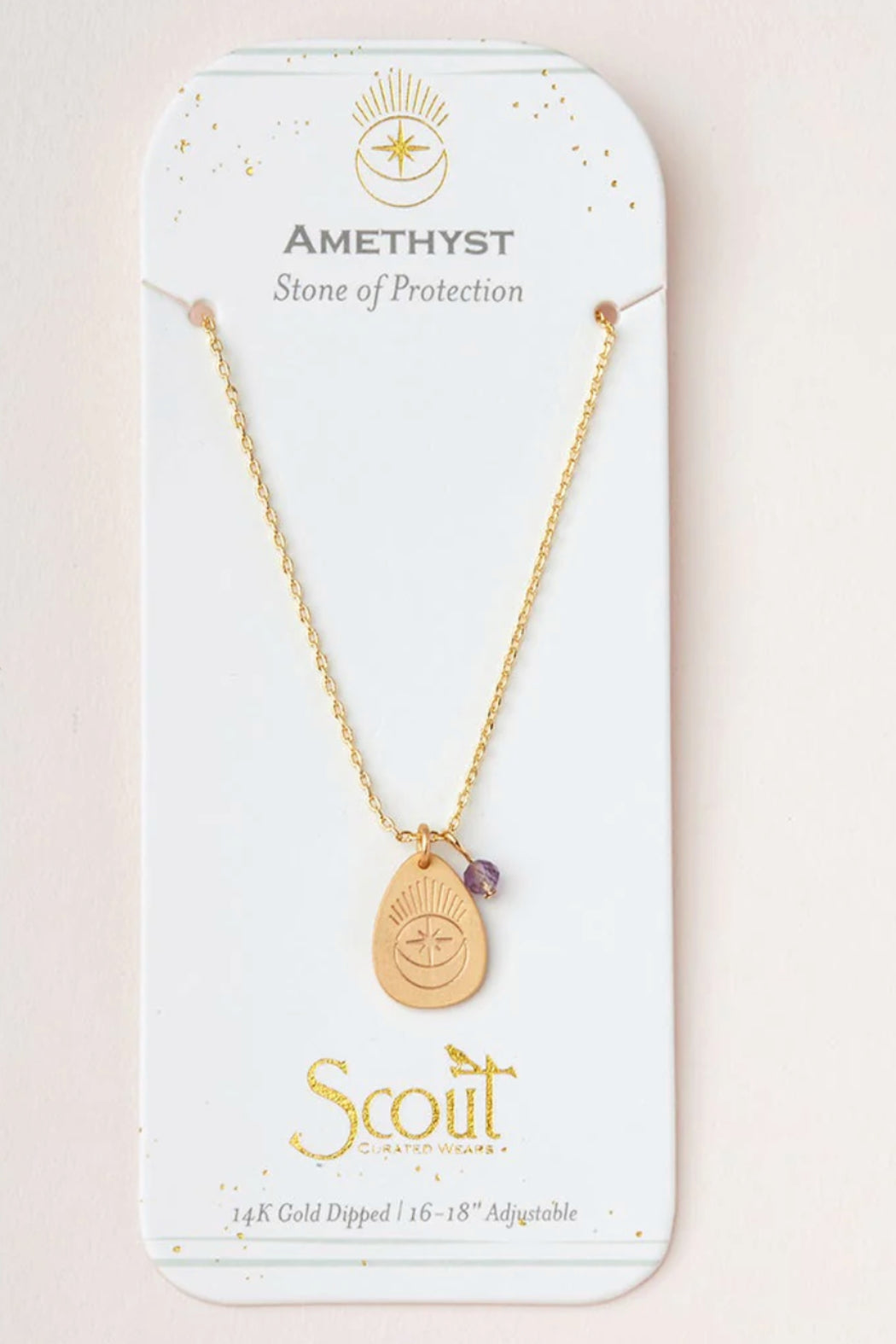 Stone Intention Charm Necklace
