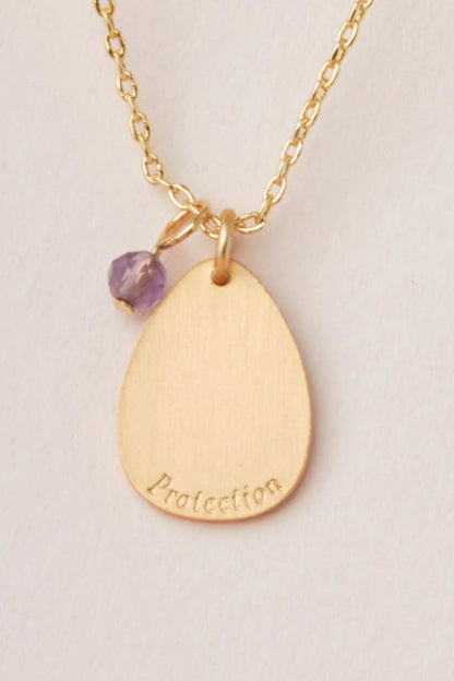 Stone Intention Charm Necklace