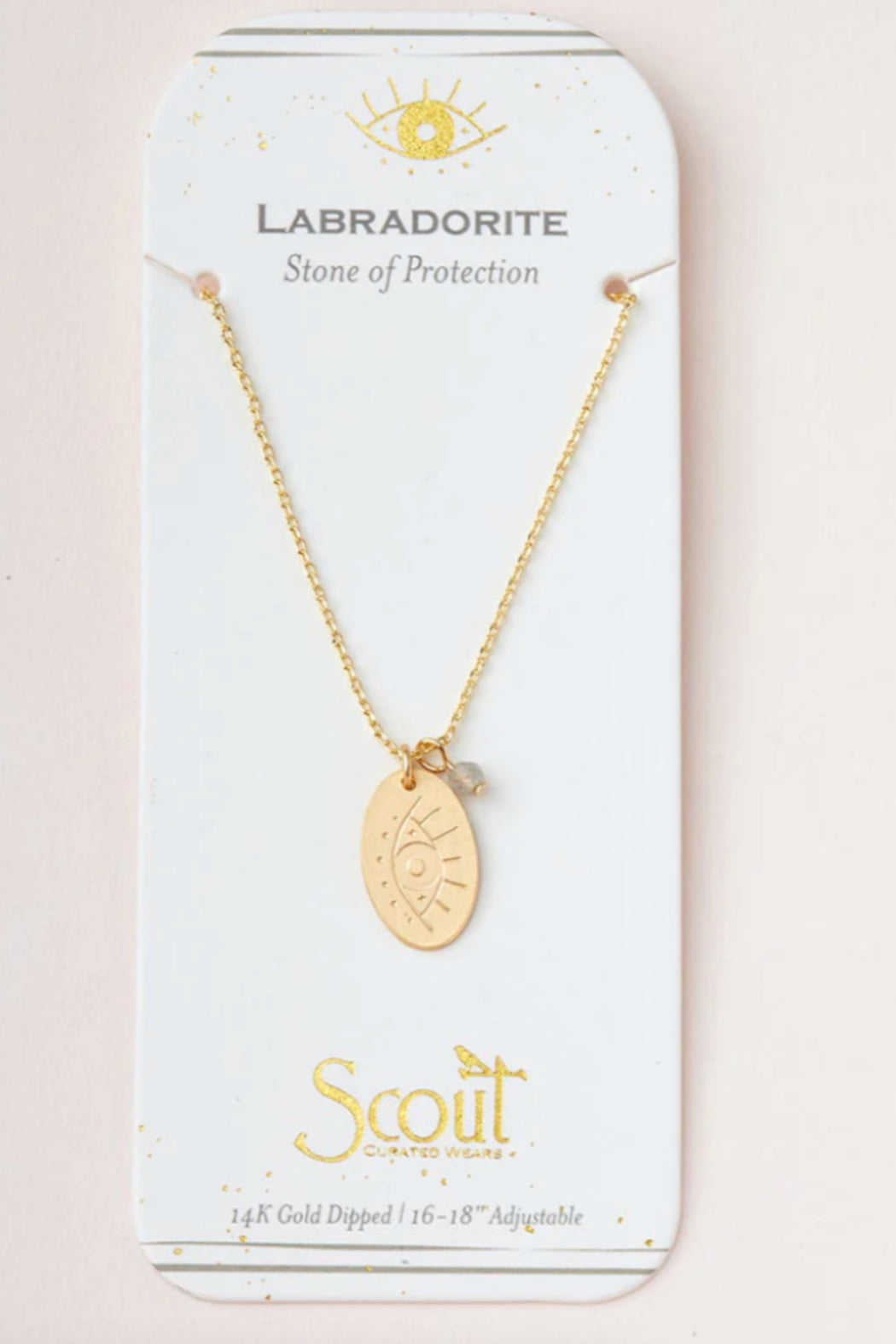 Stone Intention Charm Necklace