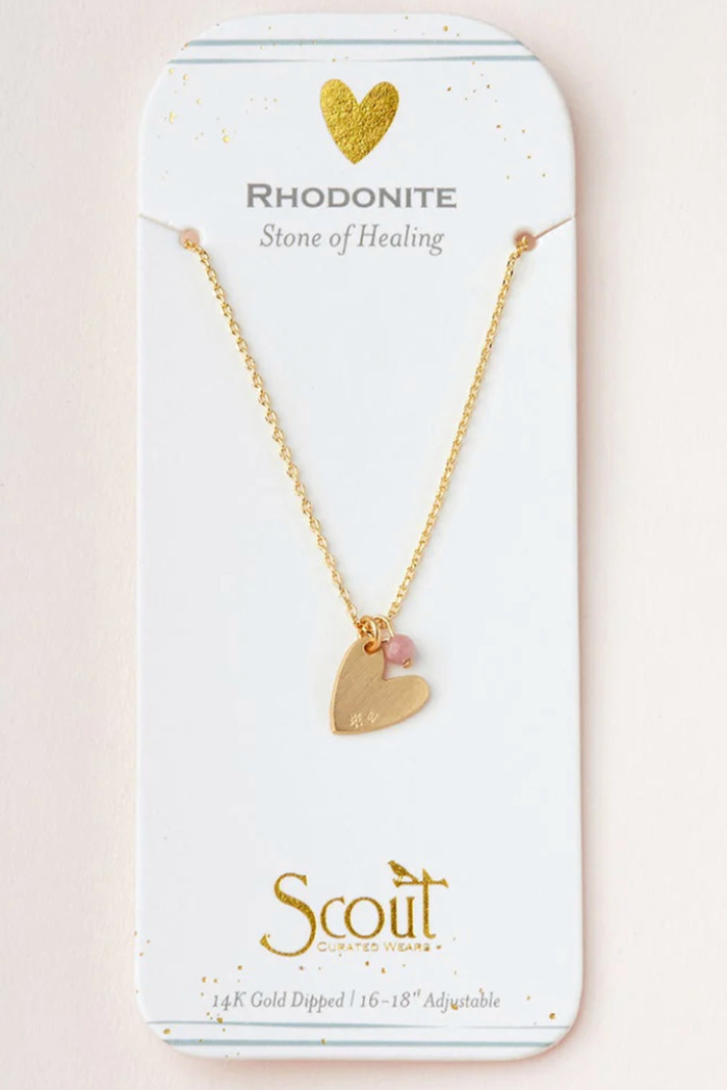 Stone Intention Charm Necklace