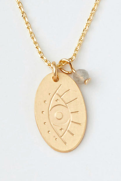 Stone Intention Charm Necklace
