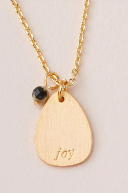 Stone Intention Charm Necklace