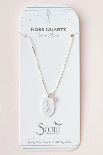 Stone Intention Charm Necklace