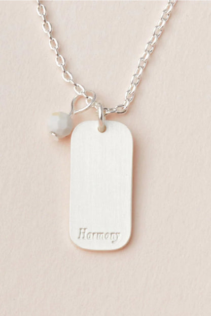 Stone Intention Charm Necklace