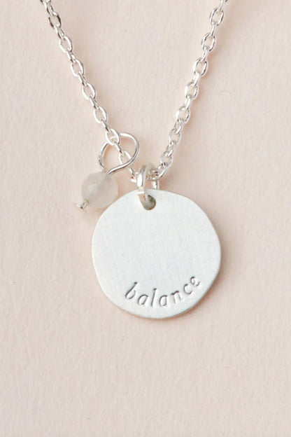 Stone Intention Charm Necklace