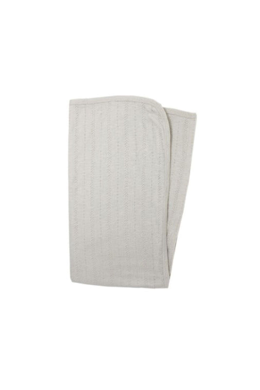 Stone Pointelle Blanket