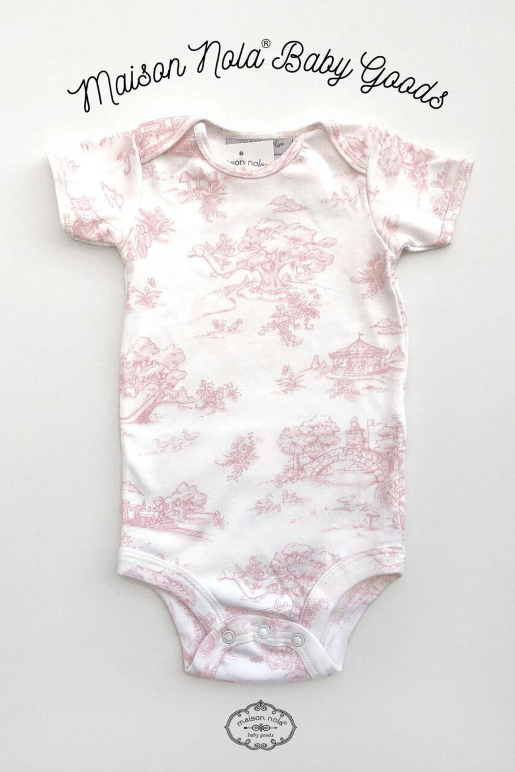 Storyland Toile Printed Onesie