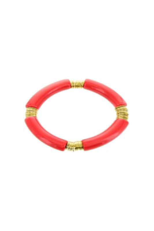 Stretchy Resin Mix Bracelet