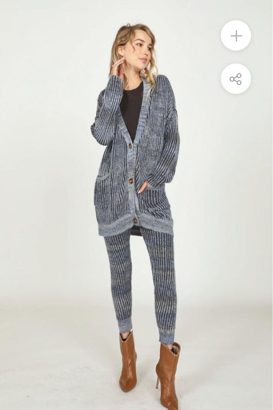 Stripe Rib Leggings