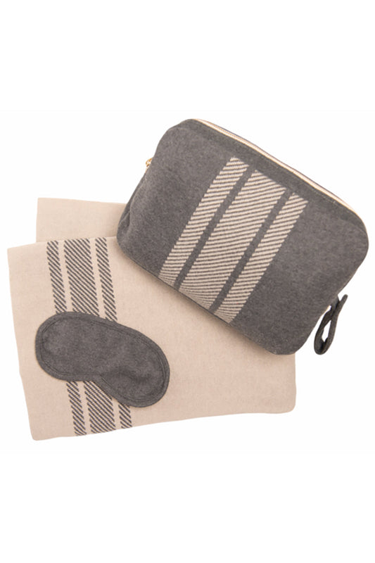 Stripes Travel Pouch Set