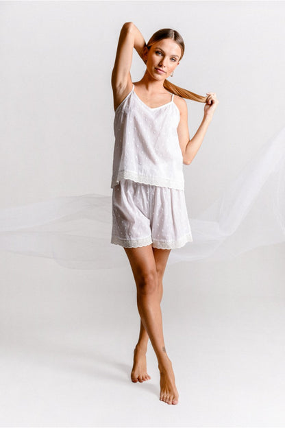 Subtle Sheer Pajama Cami