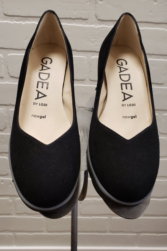 Suede Wedge