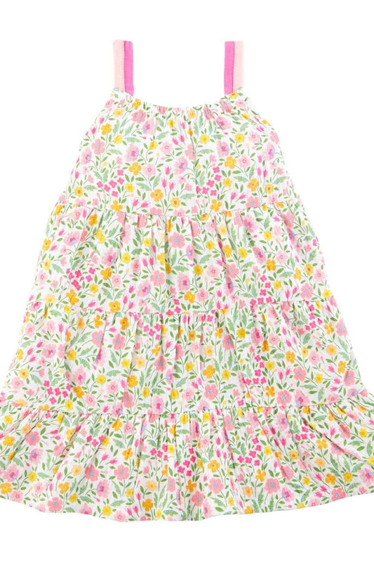 Summer Floral Tiered Dress