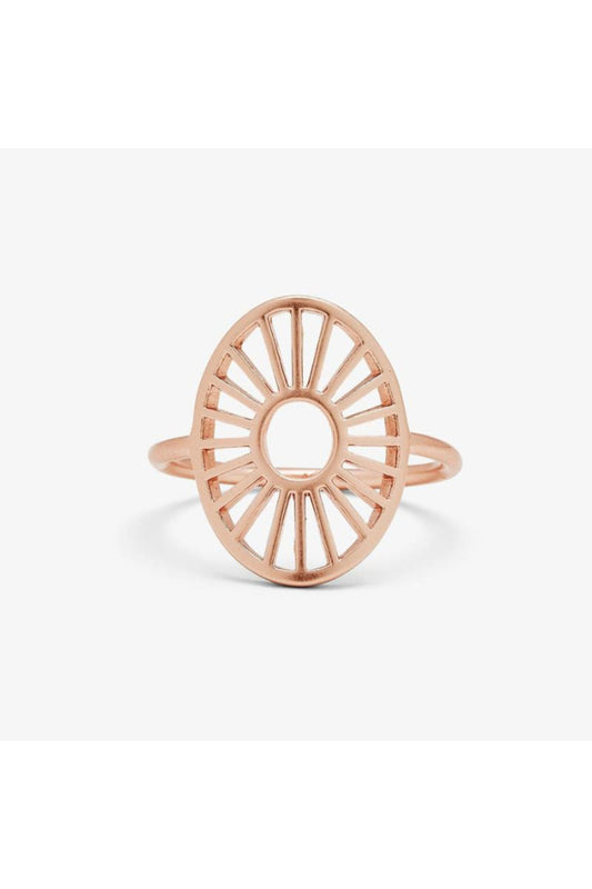 Sunburst Ring-Rose Gold