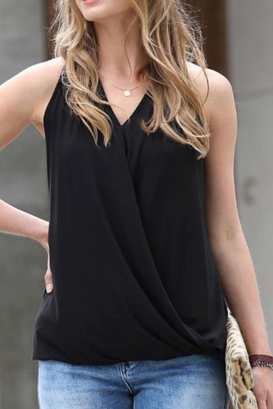 Surplice Halter Top