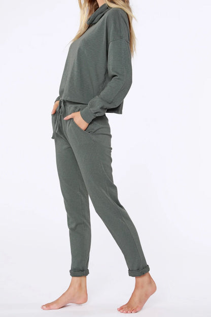 Sustainable Mock Neck Top