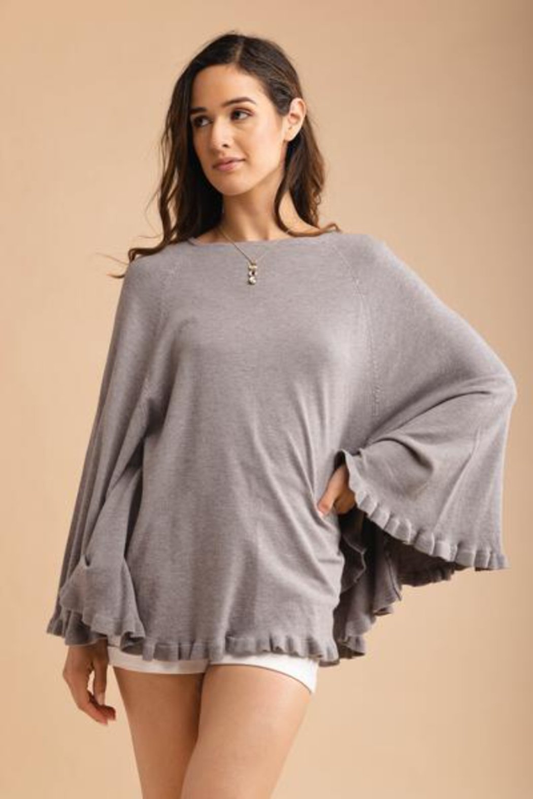 Talia Poncho Sweater