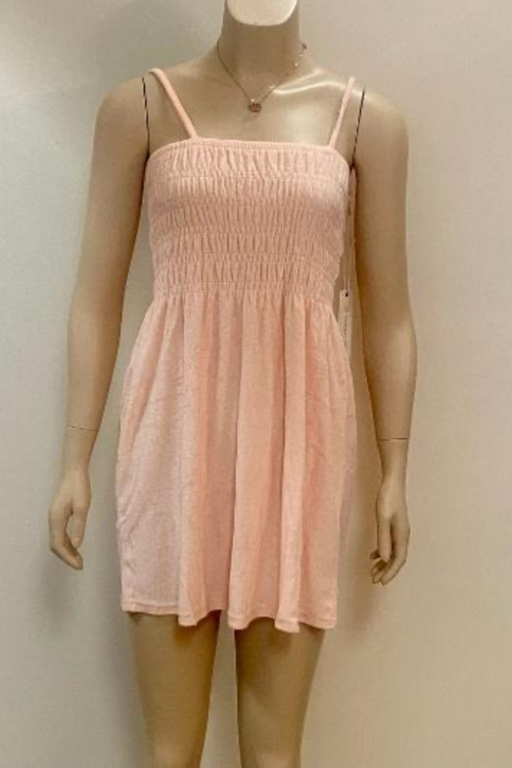 Terry Cloth Halter Dress