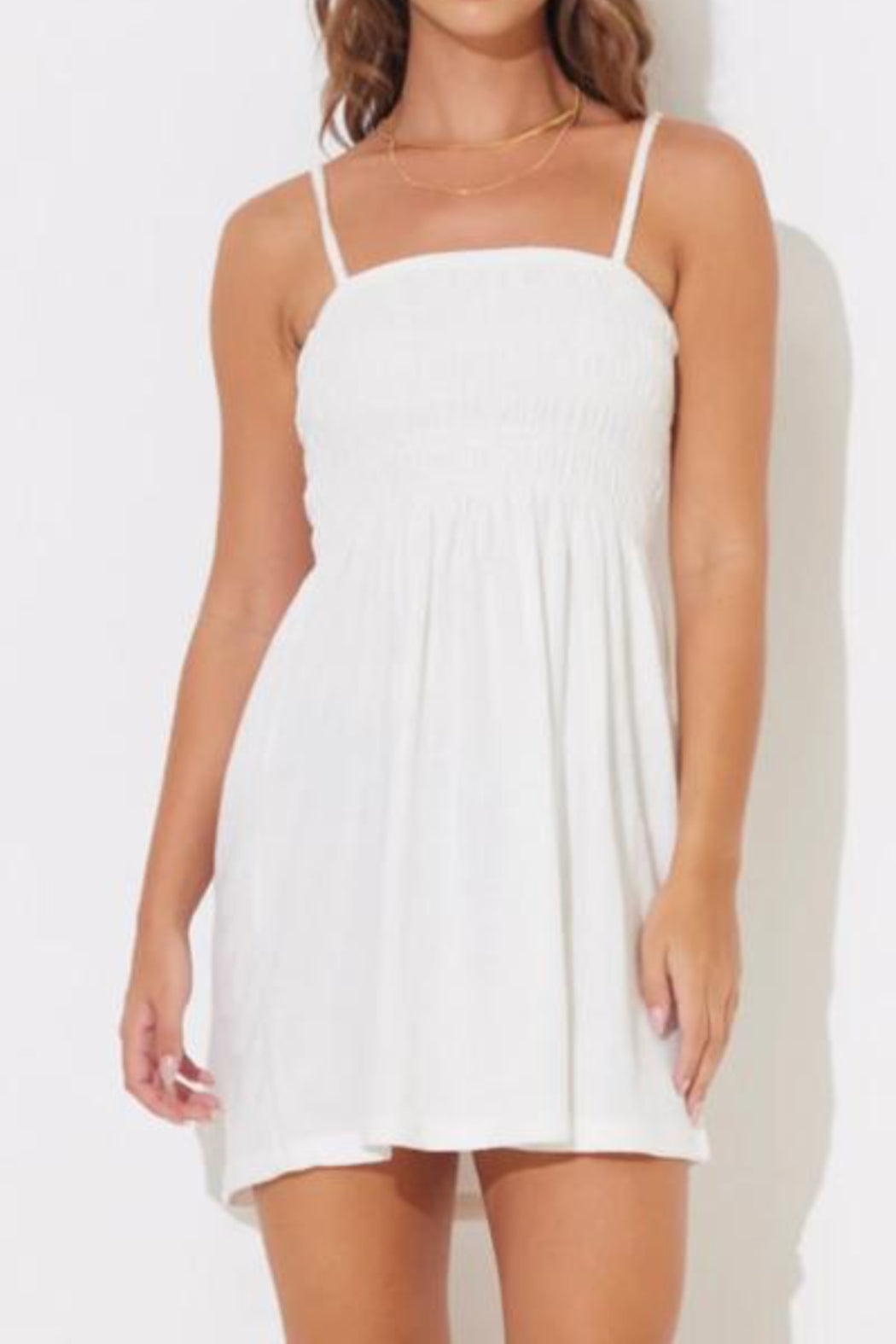 Terry Cloth Halter Dress