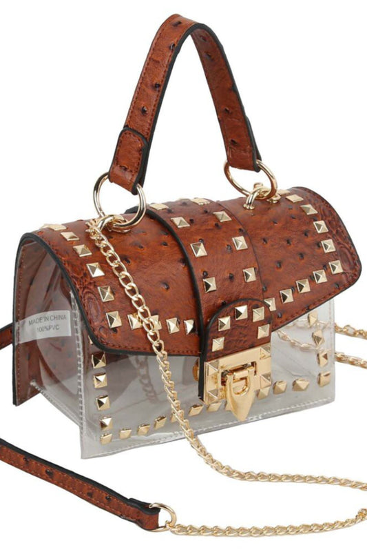 Textured Studded Purse