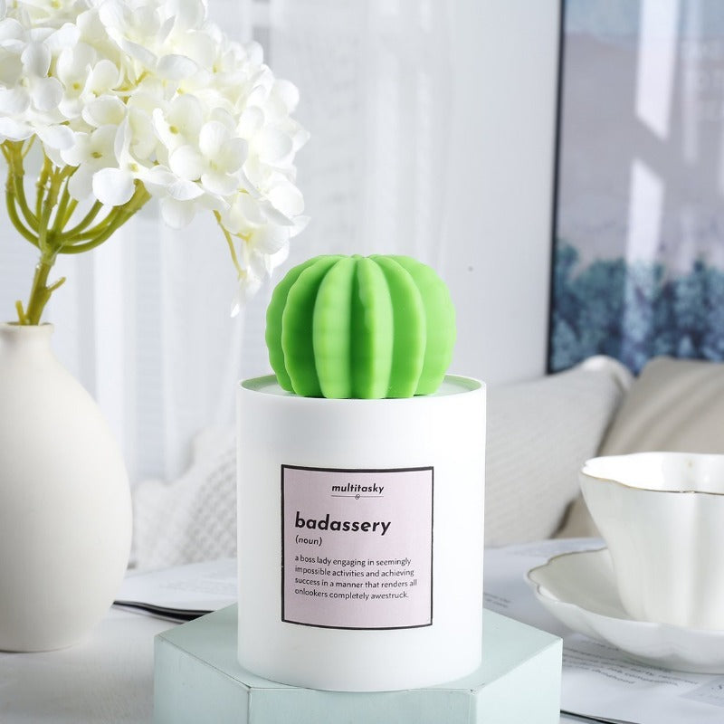 Badassery Cactus Humidifier Lamp