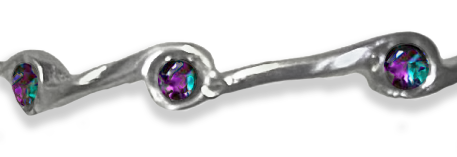 Alexandrite Birthstone Stacker Ring