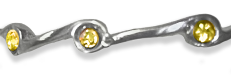 Topaz Birthstone Stacker Ring