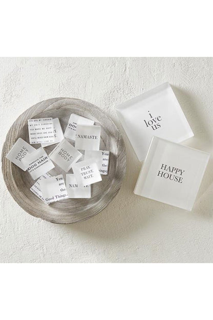 This Beautiful Mess Lucite Block