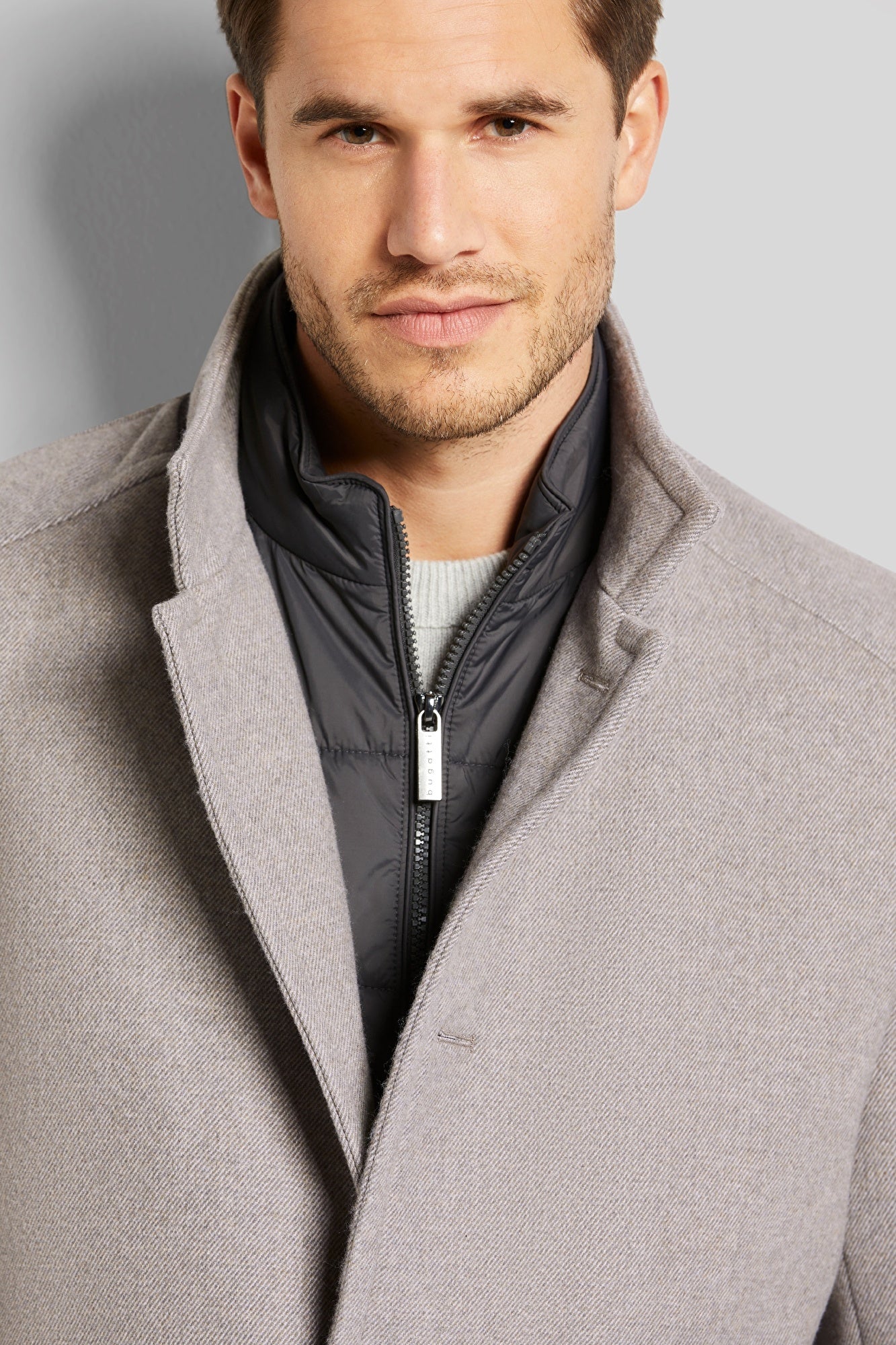 Bugatti Wool Coat in Beige